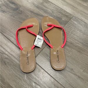NWT - Charlotte Russe - Pink Sandals